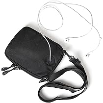 Wallet shoulder bag／ミニポーチ付／ブラック Buy Small Crossbody Bag for Men,Mini Shoulder Bag Mini